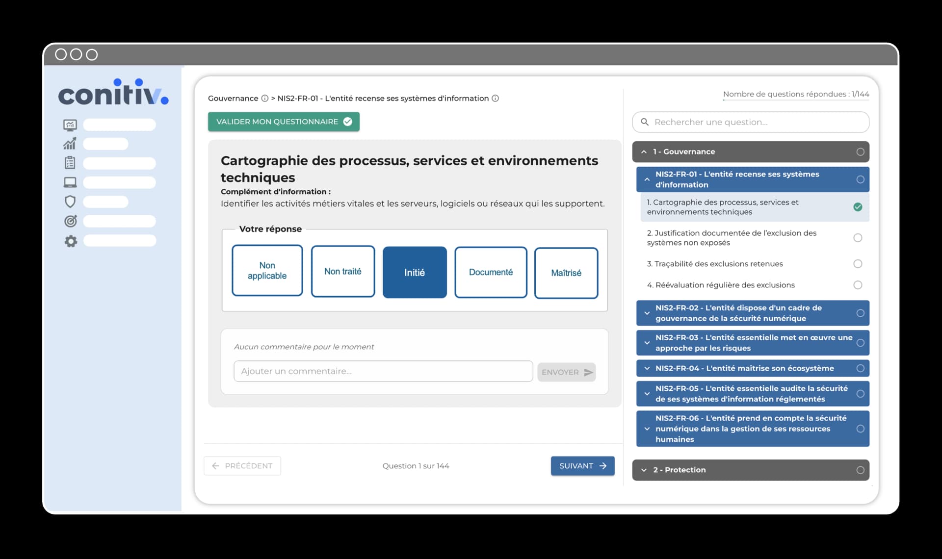 Capture d'écran Conitiv — Simplifier la gestion de vos tiers