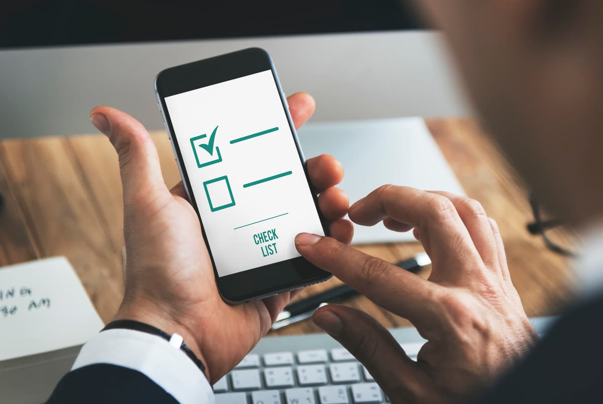Questionnaires de conformité — Checklist